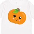 thumbnail image 4 of Inktastic Halloween Pumpkin, Smiling Pumpkin, Trick or Treat Boys or Girls Long Sleeve Toddler T-Shirt, 4 of 5