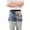 Cool Dinosaur on Street, variant on Dwarf with Hat and Balloon Server Apron with 3 Pockets Waterproof Waitress Waist Short Apron for Man Woman 12 Inches