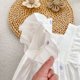 thumbnail image 5 of Vestido de princesa con bordado Floral para niña, traje infantil, trajes de hermana, ropa para bebé, vestido de manga voladora para niño, 5 of 6