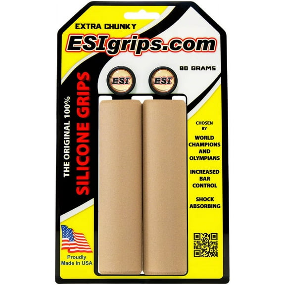 ESI grips MTB Extra Chunky Silicone Grips, Tan