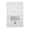 thumbnail image 1 of 9" x 12" x 2 mil Clear Plastic Suffocation Warning Bags with 10pt Print in 3 Languages (Case of 1,000), 1 of 1