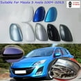 thumbnail image 2 of Black Left-Car accessories for Mazda 6 Mazda 2 Mazda 3 1.6 Rearview mirror cover Reverse mirror shell, 2 of 7