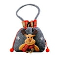 thumbnail image 1 of Drawstring Bag For Kids Holiday Wrapping Santa Pattern Large Capacity Reusable Portable DIY Christmas Doll Gift Bags, 1 of 14
