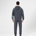 thumbnail image 4 of Otoño e invierno, nueva sudadera informal suelta de Color a juego para hombre, traje deportivo Pompotops  oipoqjl29065, 4 of 6