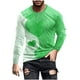thumbnail image 2 of Blusas y camisas de manga larga y cuello redondo para hombre, camisetas casuales con estampado de moda y cuello redondo, blusas de licra de manga corta para hombre., 2 of 5