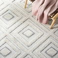 thumbnail image 5 of SAFAVIEH Cottage Wight Geometric Indoor/Outdoor Area Rug, Ivory/Light Grey, 8' x 10', 5 of 6