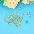 thumbnail image 6 of Uxcell Bar Links for Jewelry Making, 25mm/0.98" Stick Strip Earring Connectors 2 Hole, Golden 200Pack, 6 of 6