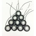 thumbnail image 1 of Libra 10 New 1-1/4" White LED Marker Clearance Lights For Trailer/Truck/RV -24032, 1 of 3