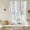 Black, variant on Sage Green Botanical Tie Up Curtains 45 Inches Long, Kitchen Window Curtains Over Sink, Modern Farmhouse Tropical Leaves Small Window Curtains Shade Balloon Curtains Valances for Bedroom/Cafe 34"x45"