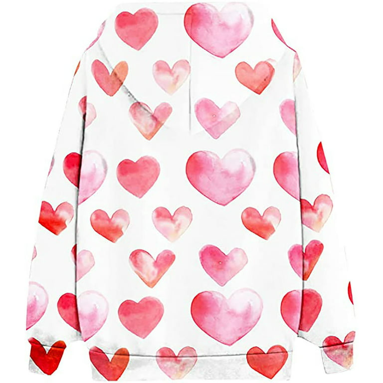 USSUMA Hoodies For Women With Designs Graphic Oversized Cute Comfortable  Long Sleeve Hoodies Tops Geometric Hearts Skull Leopard Print Ladies Hoodie  Tunic Tops Drawstring with Pocket