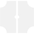 thumbnail image 4 of 20"OD x 2"ID x 6 1/2"C x 1"P Haus Architectural Grade PVC Contemporary Ceiling Medallion, Two Piece, 4 of 11