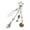 B, variant on Resistant Phone Strap Adjustable Lanyard Metal Chain Seashell Pearl Bohemian Style Universal for Phones Backpacks