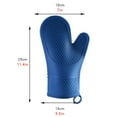 thumbnail image 2 of Insulated Oven Glove Silicone Heat-proof Microwave Mitt Heat Resistant Anti-Slip, 2 of 4