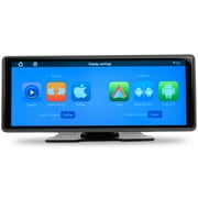 Belva NDASH10 10.26 Portable Dash Mount Stereo Touchscreen with Apple CarPlay, Android & Bluetooth