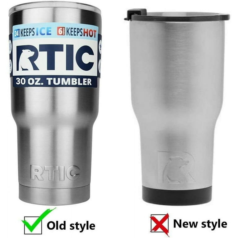 30 oz Tumbler Lids, Fits for YETI Rambler, Ozark Trail, Old Style Rtic and  More, 3 Pack Spill-proof Splash Resistant Lids Covers for Tumblers Cups  (Black)(Black) 