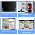 thumbnail image 5 of Mainstays 2.7 Cu Ft Single Door Refrigerator, Black, Compact Full-Size Fridge with Adjustable Shelves, Ideal for Apartment, Dorm & Office, 5 of 9
