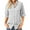 Gray, variant on Asfixiado Work Wear for Women White Button Up Shirts Long Sleeve Tops Casual Outfits 50 UV Sun Protection Hiking Fishing Blouse