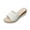 White, variant on Open Toe Sandals Slide wedge Slide wedge sandals for Women Medium Arch Mid Heel wedge sandals Arch Support Platform Stability