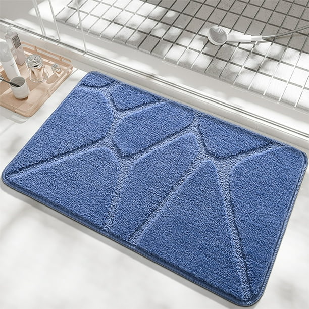 Alfombra de baño antideslizante, absorbente, para entrada, dormitorio