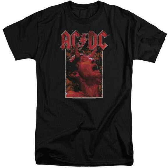 Acdc - Horns - Tall Fit Short Sleeve Shirt - XX-Large
