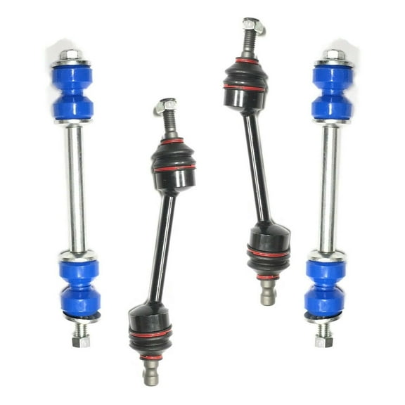 4 Pc Front & Rear Suspension Kit Sway Bar End Links
