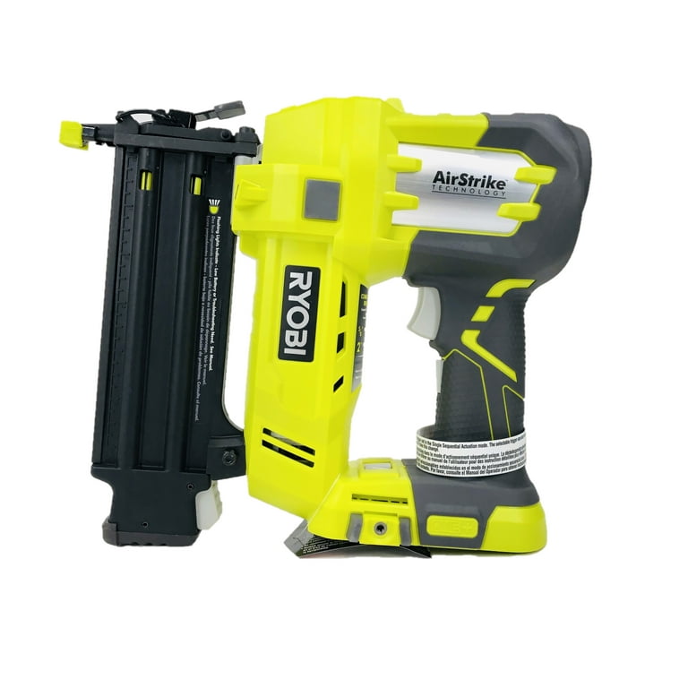 Ryobi 18V ONE 18 Gauge Cordless Brad Nailer Kit Includes P320 Brad Nailer P102 Lithium ion Battery Pack P118b Charger