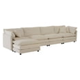 thumbnail image 3 of Modular 4 - seat couch with easy assembly, Chenille - Suitable for quick setup and long - term use, 3 of 6