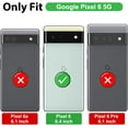 thumbnail image 4 of For Google Pixel 6 Case with Screen Protector,  Shockproof with 360° Kickstand [Military Grade] Protective Case for Google Pixel 6, Rose Gold, 4 of 11