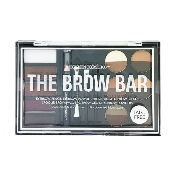 Uncommon Cosmetics The Brow Bar, Gift Set for Women, 21 Pc