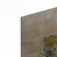 thumbnail image 2 of Luxe Metal Art 'The Leopard 2A' by Ata Alishahi, Metal Wall Art, 24"x24", 2 of 8