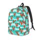 thumbnail image 1 of Fotbe Lobsters Of Turquoise Waves Mochila de Lona con Estampado, Mochila Duradera, Mochila Versátil de Alta Calidad, Mochila Compacta Vintage-Small, 1 of 5