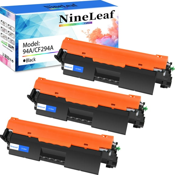 NineLeaf Compatible Toner Cartridge Replacement for HP 94A CF294A to use for MFP M148dw M148fdw M118dw M149fdw Printer (3 Pack Black)