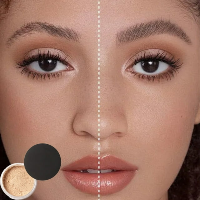 Oil Control Loose Face Powder Translucent Loose Setting Powder Shine Finishing Powder Sets Foundation Makeup Natural, Loose White
