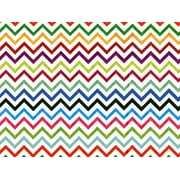 12 Pack, Rainbow Chevron Tissue Paper 20 x 30", Soft Fold Sheets for DIY, Gift Wrapping, Birthday Parties and Events, Made In USA