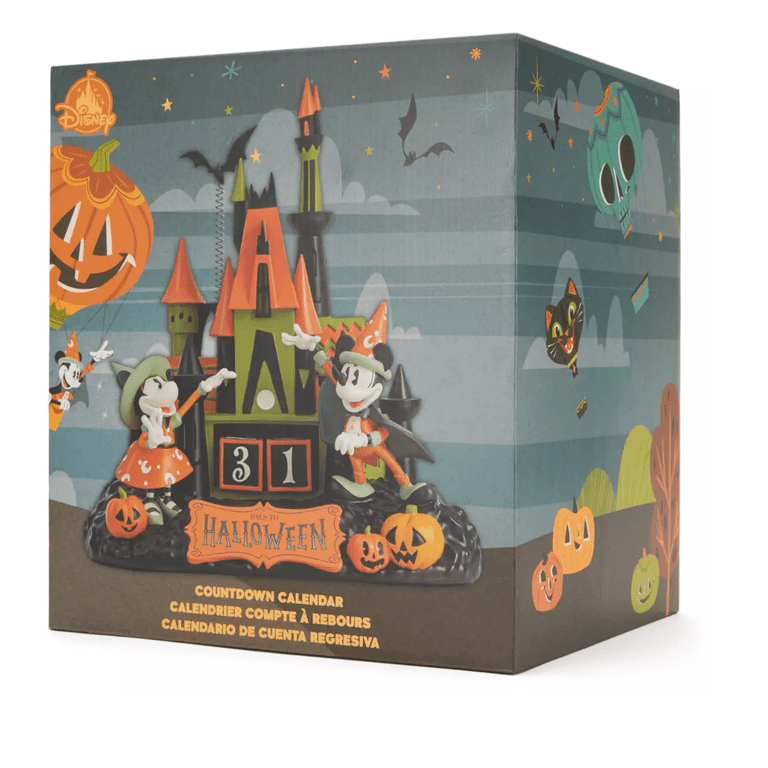 Disney Parks Mickey and Minnie Castle Halloween Countdown Calendar
