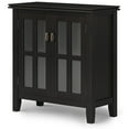 thumbnail image 4 of Artisan 30 inch Wide Solid Wood Low Storage Cabinet in Hickory Brown, 4 of 12
