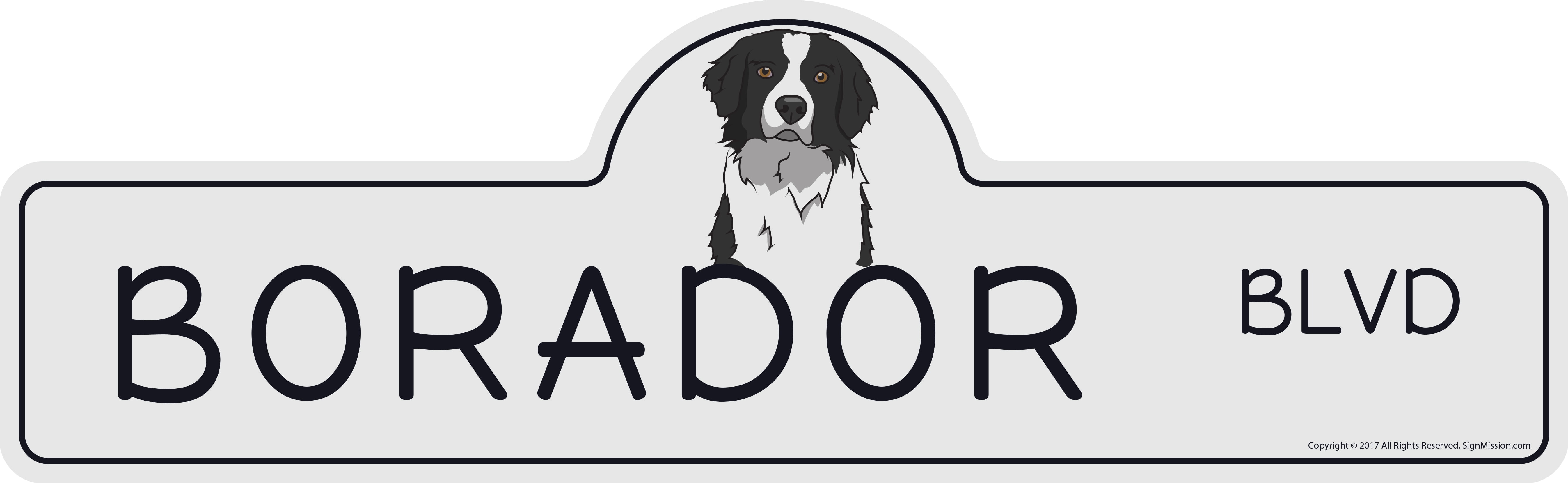 BRITTANY DOG Street Sign lover great pet lover owner Indoor/Outdoor
