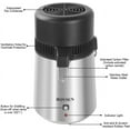 thumbnail image 4 of ROVSUN【Upgraded】4L Countertop Water Distiller Machine Stainless Steel for Home, 750W Distilled Water Maker with Glass Container, 1L/H,Silver, 4 of 18