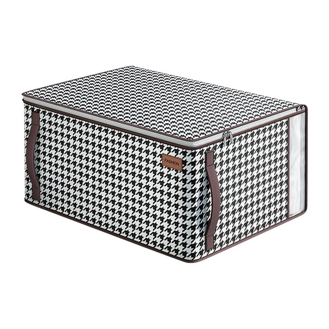 Sac de Rangement Visuel pour Napperons Sac de Rangement pour Garde-Robe Boîte de Rangement de Tri Sac de Rangement Portable Boîte de Rangement pour Couette d'Hiver