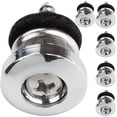 thumbnail image 1 of 6pcs Guitar Strap Lock Button Anti-slip Locks Pin for Acoustic Electric Bass Strap, 1 of 8