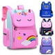 thumbnail image 1 of Mochila de unicornio para niños y niñas de primero, segundo y tercer grado, de gran capacidad, transpirable, con protección para la columna vertebral, ligera y resistente al agua., 1 of 5