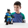 thumbnail image 2 of Imaginext DC Super Friends Batman XL Figure 10-Inch Poseable Preschool Toy, Black & Blue, 2 of 6