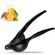 thumbnail image 1 of Manual Lemon Squeezer, Black Aluminum Citrus Juicer with Ergonomic Handle for Maximum Juice, 1 of 5