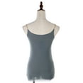 thumbnail image 3 of Womens Spaghetti Sequin Metal Chain Strap Camisole Tank Top, 3 of 5