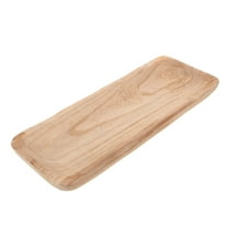 LOLIPPYY Solid Wood Rectangular Tray for Kitchen Counter Serving Snacks Fruit and Small Items