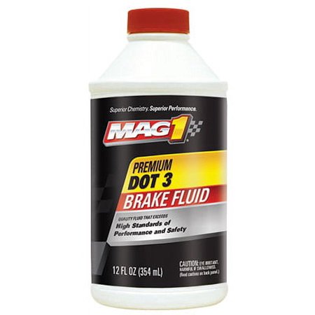 Mag 1 12 OZ Dot 3 Premium Brake Fluid Provides An Extra Margin Of Safe, Each