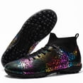 thumbnail image 3 of Botas de fútbol transpirables para hombre, zapatos de entrenamiento de hierba, gran oferta, alta calidad, profesionales, para interior, 3 of 5