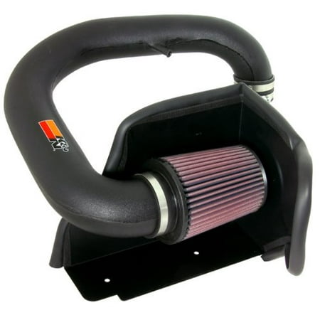 K&N Cold Air Intake Kit: High Performance, Guaranteed to Increase Horsepower: 50-State Legal: 1991-1995 JEEP (Wrangler)57-1521