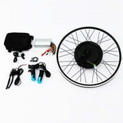Intbuying 26 In. Mountain Bike Modified 48V-60V E-bike Conversion Kit Front Wheel