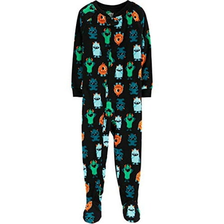 Toddler Baby Boys Girls Footed Blanket Sleeper Pajamas Animals Pig Cat Owl Monster (Monsters, 24m)